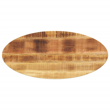 Vidaxl tafelblad ovaal 100x40x2,5 cm massief mangohout