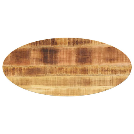 Vidaxl tafelblad ovaal 110x40x2,5 cm massief mangohout