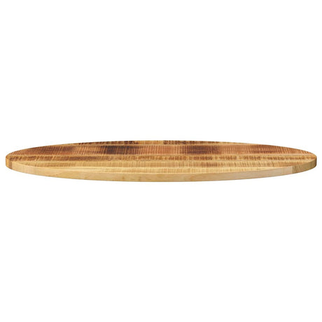 Vidaxl tafelblad ovaal 110x40x3,8 cm massief mangohout