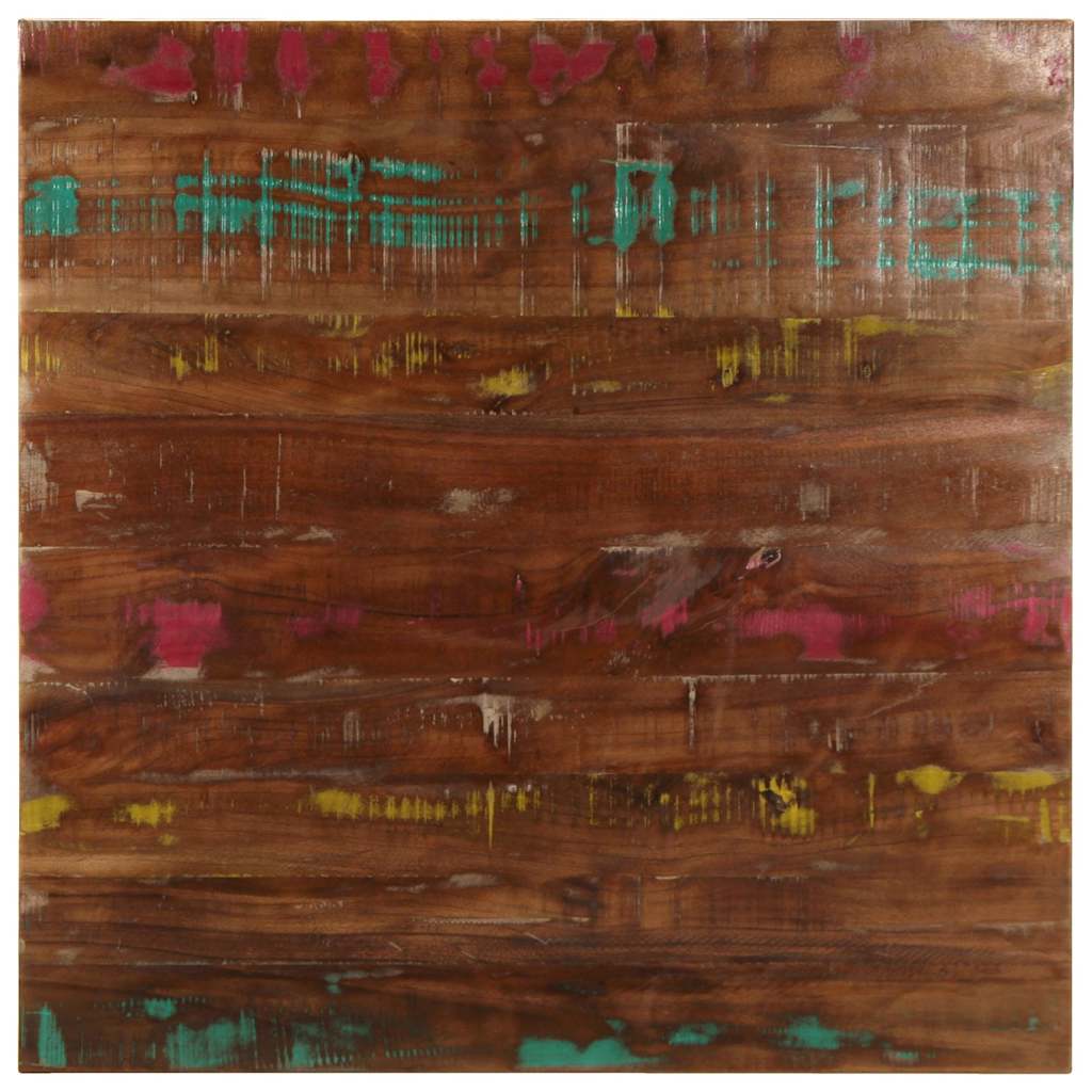 Vidaxl tafelblad vierkant 70x70x1,5 cm massief gerecycled hout