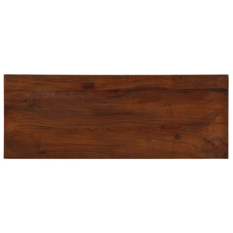 Vidaxl tafelblad rechthoekig 80x20x3,8 cm massief gerecycled hout