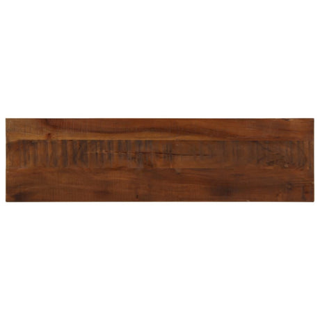 Vidaxl tafelblad rechthoekig 120x30x3,8 cm massief gerecycled hout