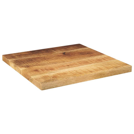 Vidaxl tafelblad vierkant 60x60x1,5 cm massief ruw mangohout