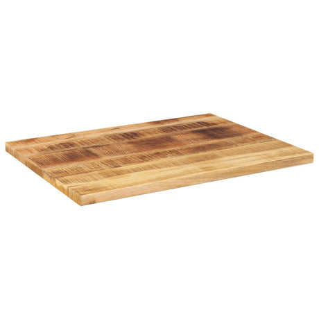 Vidaxl tafelblad rechthoekig 80x50x3,8 cm massief ruw mangohout
