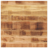 Vidaxl tafelblad vierkant 80x80x3,8 cm massief ruw mangohout