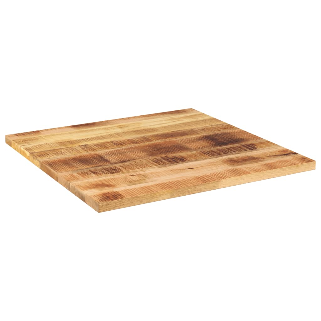 Vidaxl tafelblad vierkant 80x80x3,8 cm massief ruw mangohout