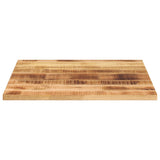 Vidaxl tafelblad vierkant 80x80x3,8 cm massief ruw mangohout