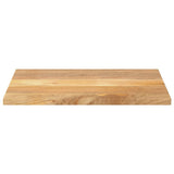 Vidaxl tafelblad rechthoekig 90x70x3,8 cm massief mangohout