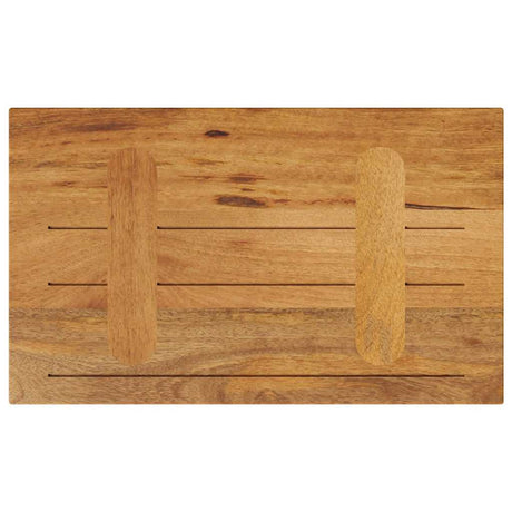 Vidaxl tafelblad rechthoekig 40x30x2,5 cm massief mangohout