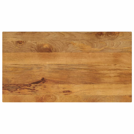 Vidaxl tafelblad rechthoekig 100x60x3,8 cm massief mangohout