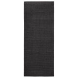 Vidaxl sisalmat do zarysowania po 80x200 cm czarny