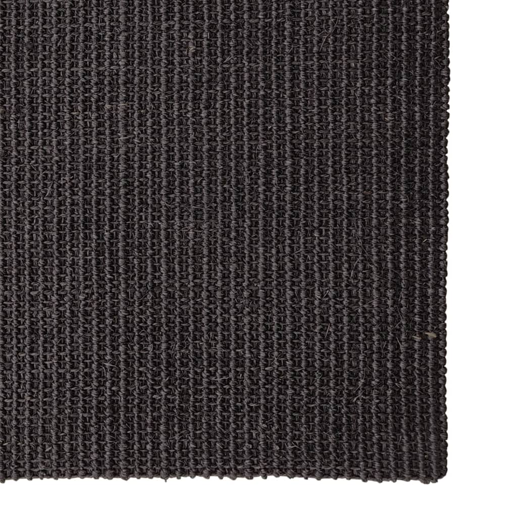 Vidaxl sisalmat do zarysowania po 80x200 cm czarny