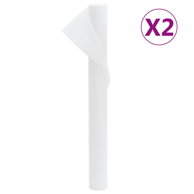 VidaXL ściereczka polarowa dla roślin 2 rolki 70 g m² 10x1,6 m
