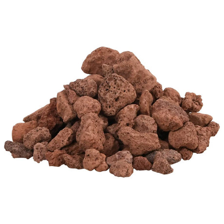 VidaXL kamienie lawowe 10 kg 1-2 cm czerwone