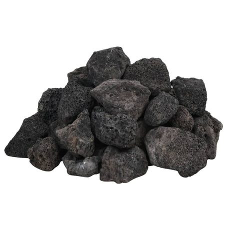 Kamienie lawowe VidaXL 10 kg 3-5 cm czarne