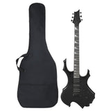 VidaXL Gitara elektryczna dla początkujących z torbą 4 4 39 czarna
