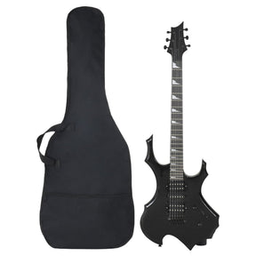 VidaXL Gitara elektryczna dla początkujących z torbą 4 4 39 czarna