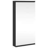 Vidaxl badkamerkast met spiegel 30x24x60 cm zwart