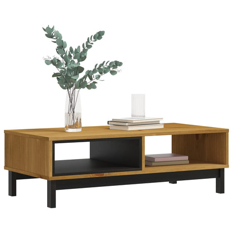 Vidaxl salontafel flam 100x50x32,5 cm massief grenenhout