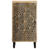 Vidaxl bijzetkast 40x33x75 cm massief mangohout