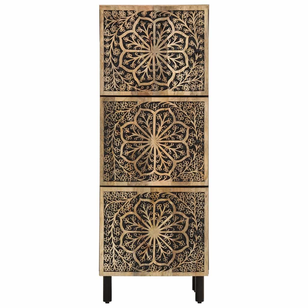 Vidaxl bijzetkast 40x33x110 cm massief mangohout