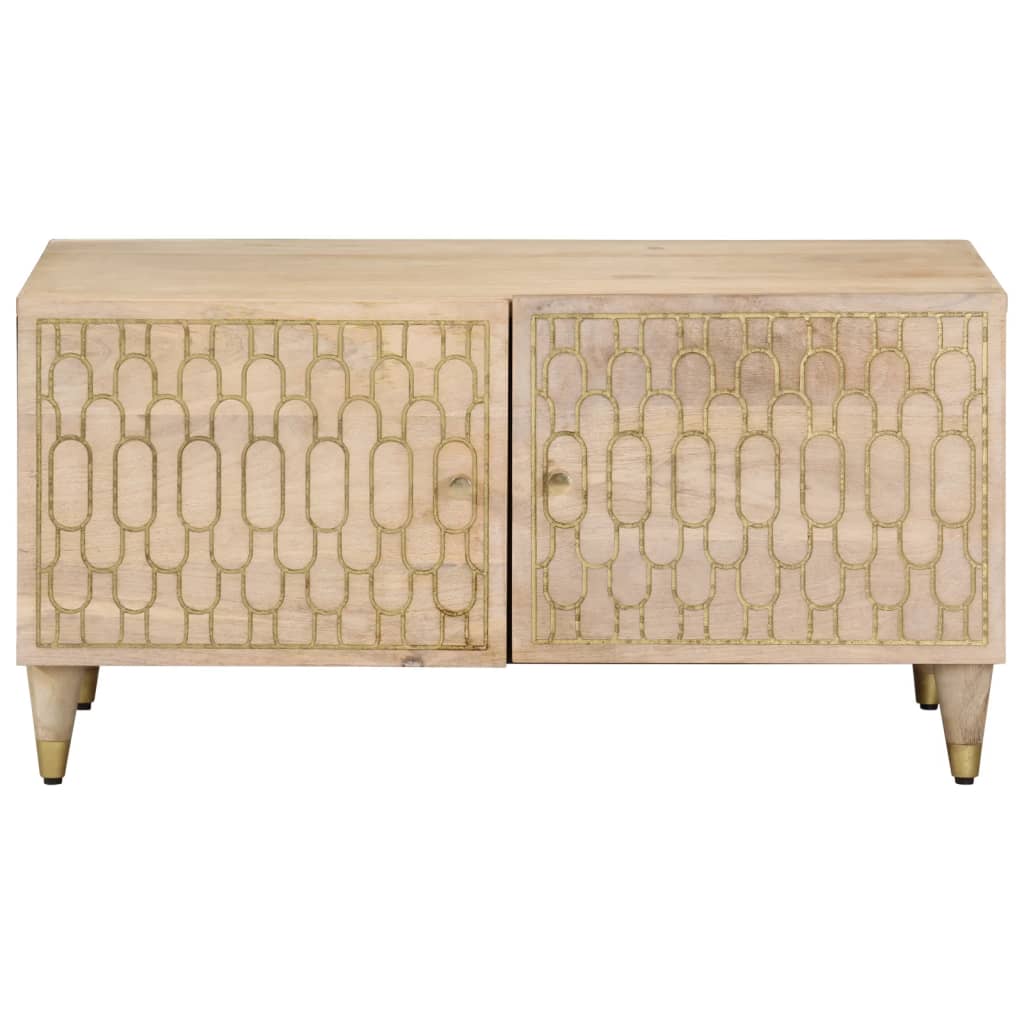 Vidaxl salontafel 80x50x40 cm massief mangohout