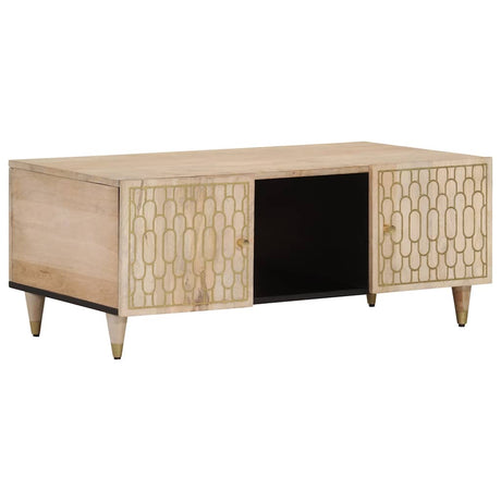 Vidaxl salontafel 100x54x40 cm massief mangohout