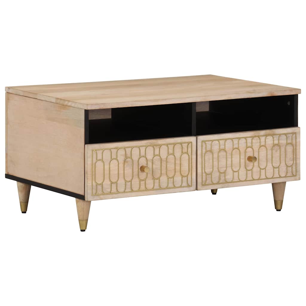 Vidaxl salontafel 80x54x40 cm massief mangohout