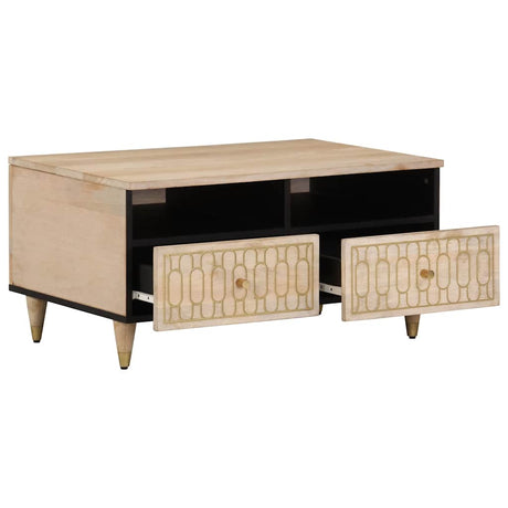 Vidaxl salontafel 80x54x40 cm massief mangohout