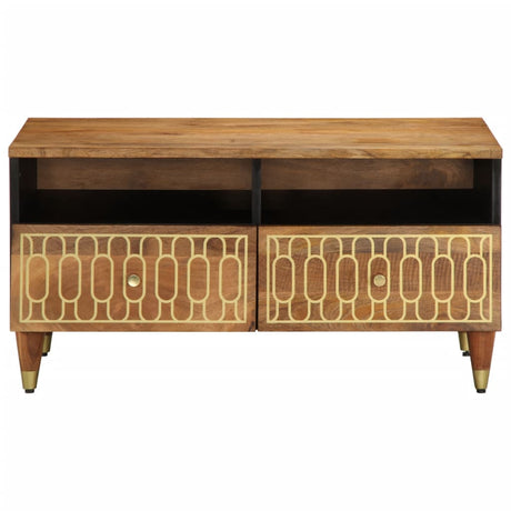Vidaxl salontafel 80x54x40 cm massief mangohout