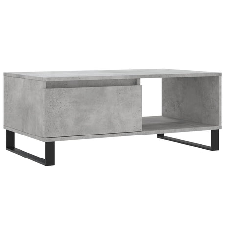 Vidaxl salontafel 90x50x36,5 cm bewerkt hout betongrijs
