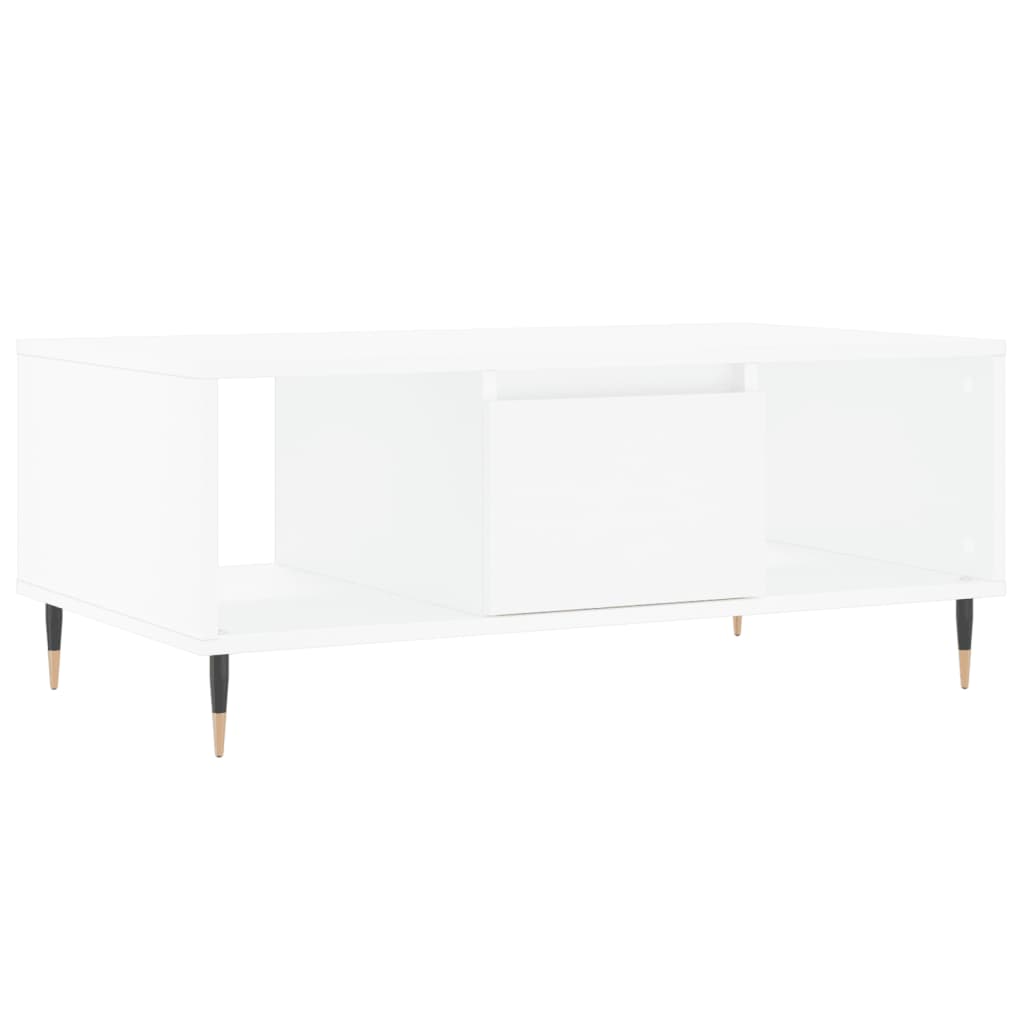 Vidaxl salontafel 90x50x36,5 cm bewerkt hout wit