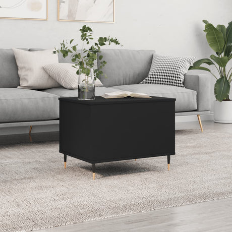 Vidaxl salontafel 60x44,5x45 cm bewerkt hout zwart