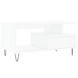 Vidaxl salontafel 90x49x45 cm bewerkt hout wit