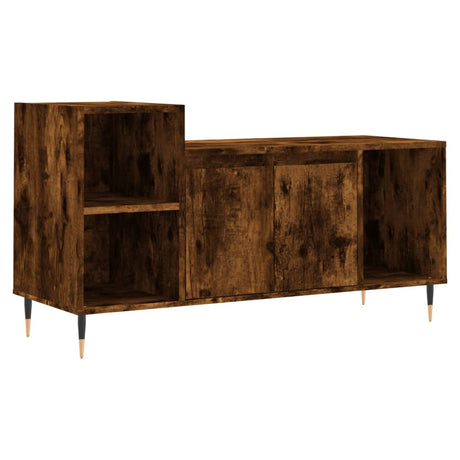 Vidaxl tv-meubel 100x35x55 cm bewerkt hout gerookt eikenkleurig