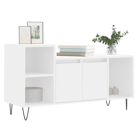 Vidaxl tv-meubel 100x35x55 cm bewerkt hout wit