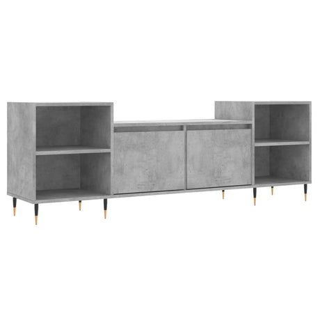 Vidaxl tv-meubel 160x35x55 cm bewerkt hout betongrijs