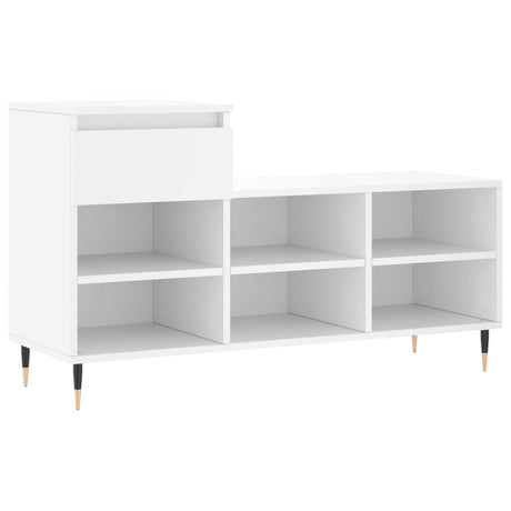 Szafka na buty Vidaxx 102x36x60 cm z drewna konstrukcyjnego w kolorze białym