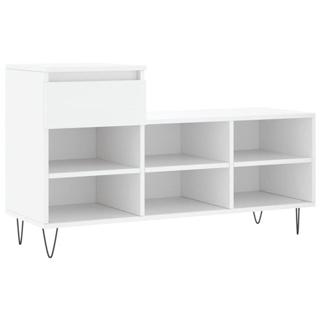 Szafka na buty Vidaxx 102x36x60 cm z drewna konstrukcyjnego w kolorze białym