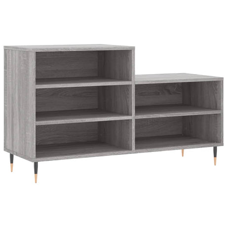 Szafka na buty VidaXL 102x36x60 cm z drewna konstrukcyjnego, szara sonoma