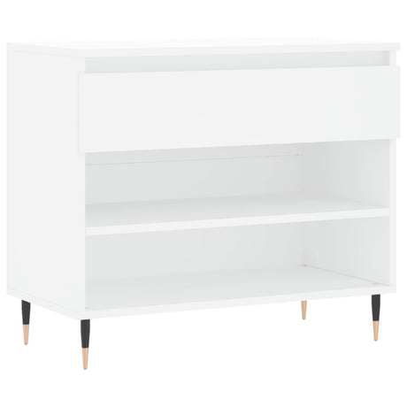 Szafka na buty Vidaxx 70x36x60 cm z drewna konstrukcyjnego w kolorze białym