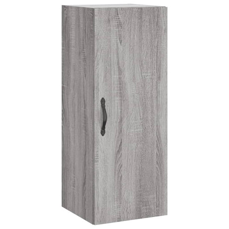 Vidaxl wandkast 34,5x34x90 cm bewerkt hout grijs sonoma eikenkleurig