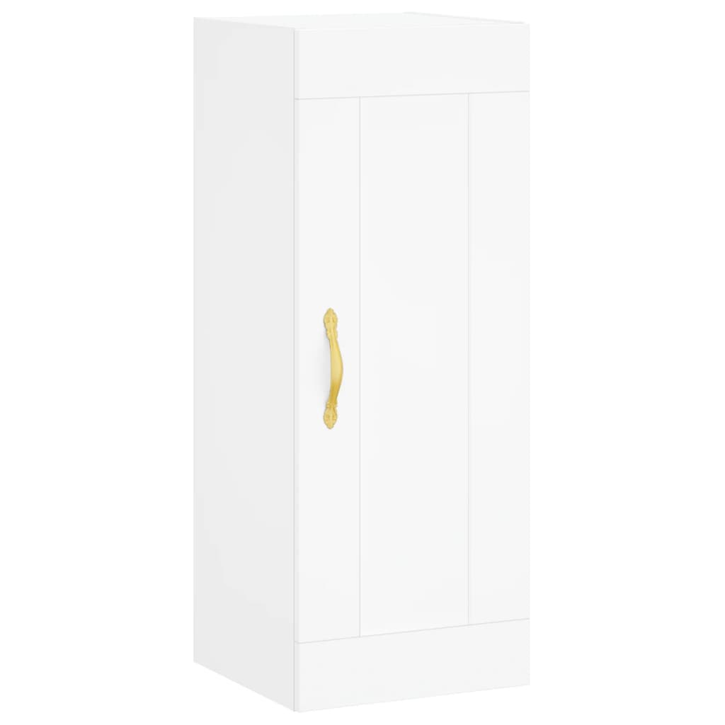 Vidaxl wandkast 34,5x34x90 cm bewerkt hout wit
