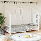 Vidaxl kinderbedframe 90x190 cm massief grenenhout wit