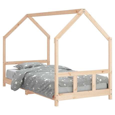 Vidaxl kinderbedframe 90x200 cm massief grenenhout