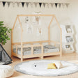 Vidaxl kinderbedframe 70x140 cm massief grenenhout