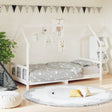 Vidaxl kinderbedframe 90x190 cm massief grenenhout wit