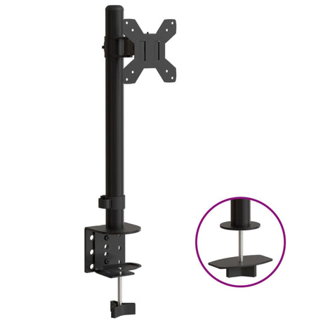 Uchwyt do monitora VidaXL VESA 75 100 mm, stal czarna