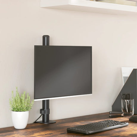 Uchwyt do monitora VidaXL VESA 75 100 mm, stal czarna