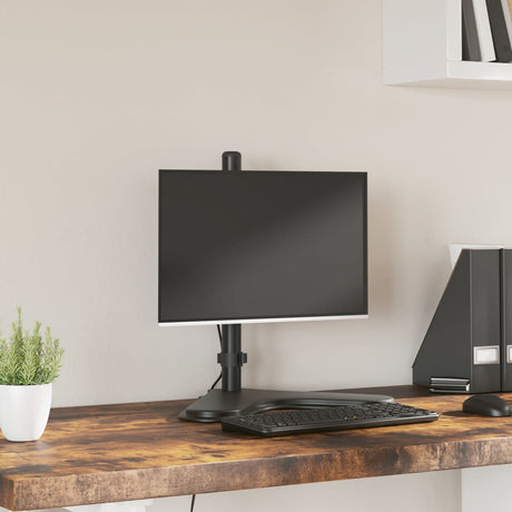 Uchwyt do monitora VidaXL VESA 75 100 mm, stal czarna